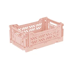 Aykasa Mini Folding Crate, Milk Tea