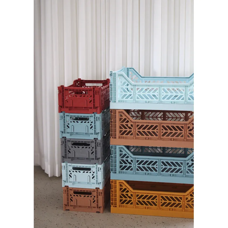 Aykasa Mini Folding Crate, Mustard
