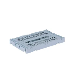 Aykasa Mini Folding Crate, Pale Blue
