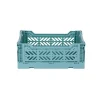 Aykasa Mini Folding Crate, Teal
