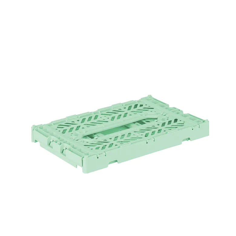 Aykasa Mini Folding Crate, Warm Mint