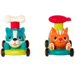 B Toys Animal Cars, Push & Go, Assorted Variants - Price is for 1 Piece