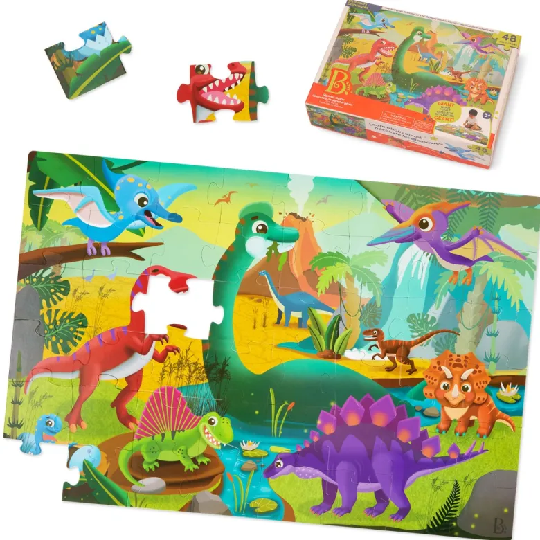 B Toys Floor Puzzle, Dino