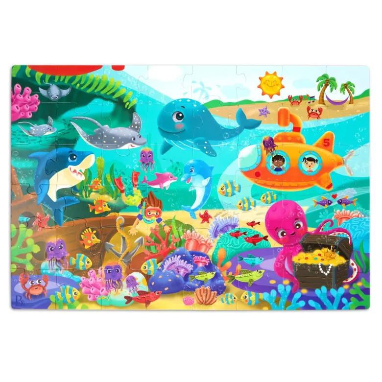 B Toys Floor Puzzle, Under the Sea