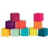 B Toys One Two Squeeze - Soft Blocks, Mint