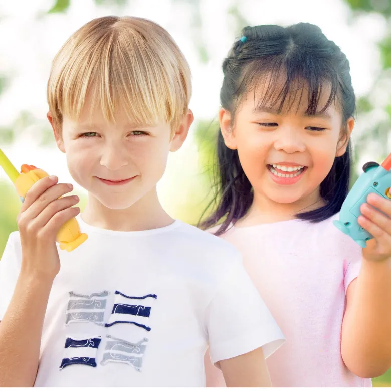 B Toys, Walkie Talkie Set - Lolo & Woofer Walkie-Talkies