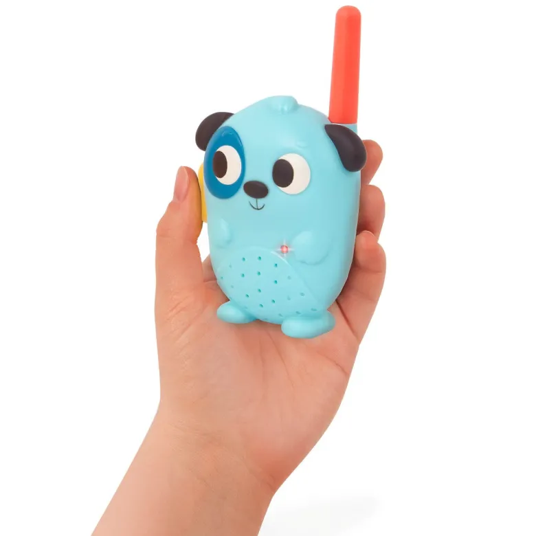 B Toys, Walkie Talkie Set - Lolo & Woofer Walkie-Talkies