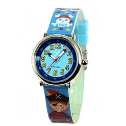 Babywatch Children's Learning Watch, Pirate - Educational Clock for Ages 6-9