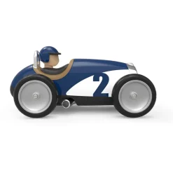 Baghera Racing Car, White and Blue