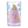 Barbapapa Transparent Drinking Glass, Natural