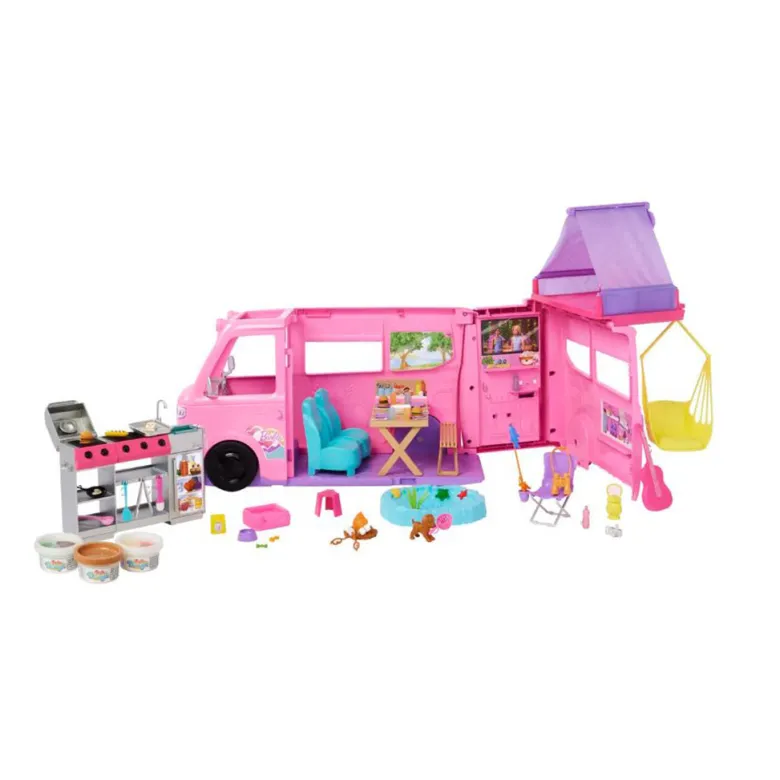 Barbie Dream Camper, Autocamper sæt m 60 dele