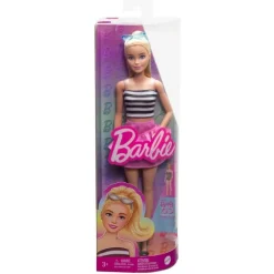 Barbie dukke Fashionistas, Blondt hår og m. pink nederdel