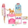 Barbie Dyrlæge i veterinærklinik inkl dyr