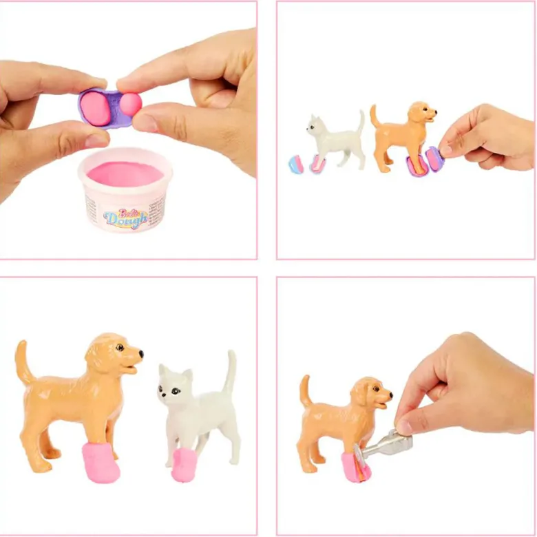 Barbie Dyrlæge i veterinærklinik inkl dyr