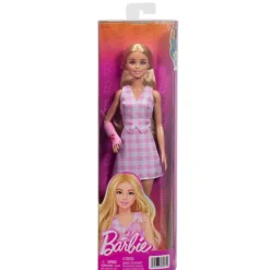 Barbie Fashionista dukke, armbind, ternet vest og nederdel