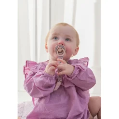 Bibs Liberty, 2-pack Color, natural rubber pacifiers, size 2 – Capel – Fossil Grey Mix