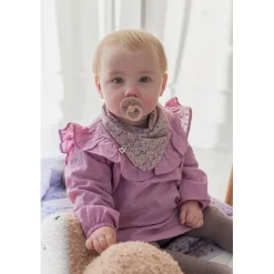 Bibs Liberty, 2-Pack Colour, Natural Rubber Pacifiers, Size 2 – Chamomile Lawn – Violet Sky Mix