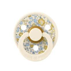 Bibs Liberty, 2-Pack Colour, Natural Rubber Pacifiers, Size 2 - Eloise - Sage Mix