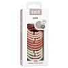 Bibs Loops, Set of 12 Multi Rings - Blush/Woodchuck/Ivory