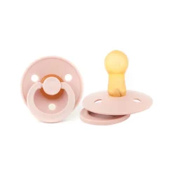 Bibs Natural Rubber Pacifier, Size 2 - Blush