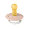 Bibs Natural Rubber Pacifier, Size 2 - Blush GLOW