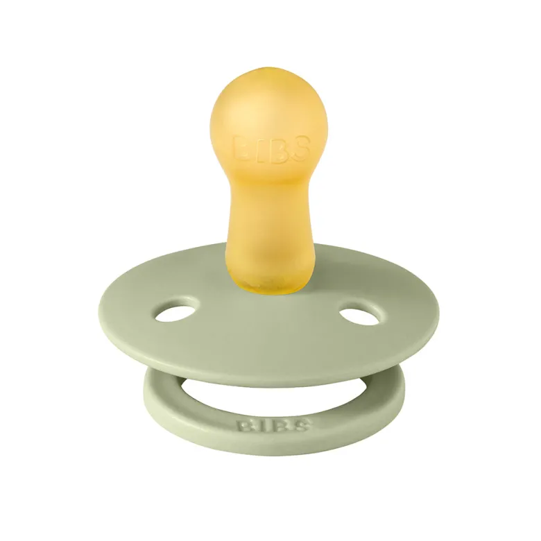 Bibs Natural Rubber Pacifier, Size 2 - Sage