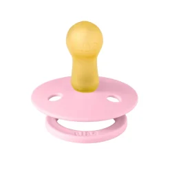 Bibs Natural Rubber Pacifier, 2-Pack, Size 2 - Moomin, Dreaming - Baby Pink Mix