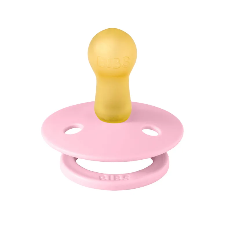 Bibs Natural Rubber Pacifier, 2-Pack, Size 2 - Moomin, Dreaming - Baby Pink Mix