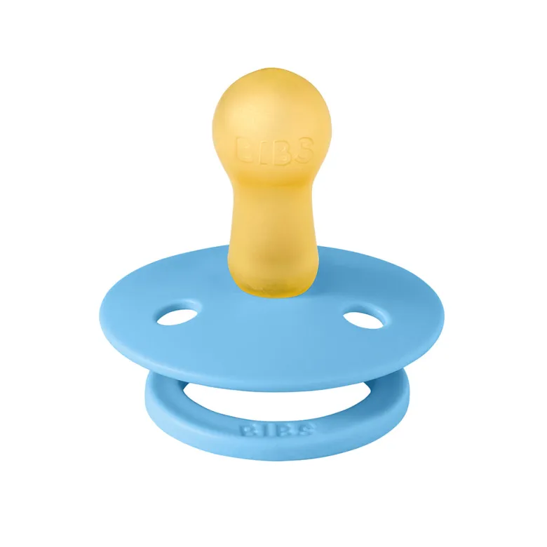 Bibs Natural Rubber Pacifier, 2-Pack, Size 2 - Moomin, Good Night - Breeze Mix
