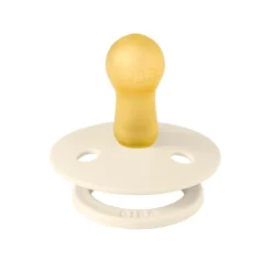 Bibs Natural Rubber Pacifier, 2-Pack, Size 2 - Moomin - Ivory Mix