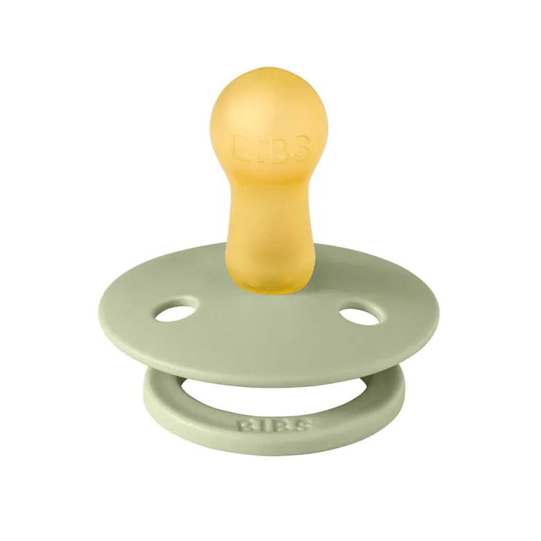 Bibs Natural Rubber Pacifier, 2-Pack, Size 2 - Moomin - Ivory Mix