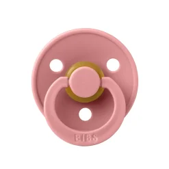 Bibs Pacifier in Natural Rubber, Size 2 – Dusty Pink