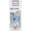 Bibs Pacifier 2-Pack, Natural Rubber Size 2 - Sky Blue/Baby Blue