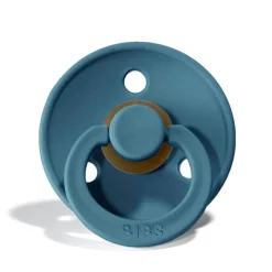 Bibs 2-Pack, Natural Rubber Pacifiers, Size 2 - Deep Space/Petrol