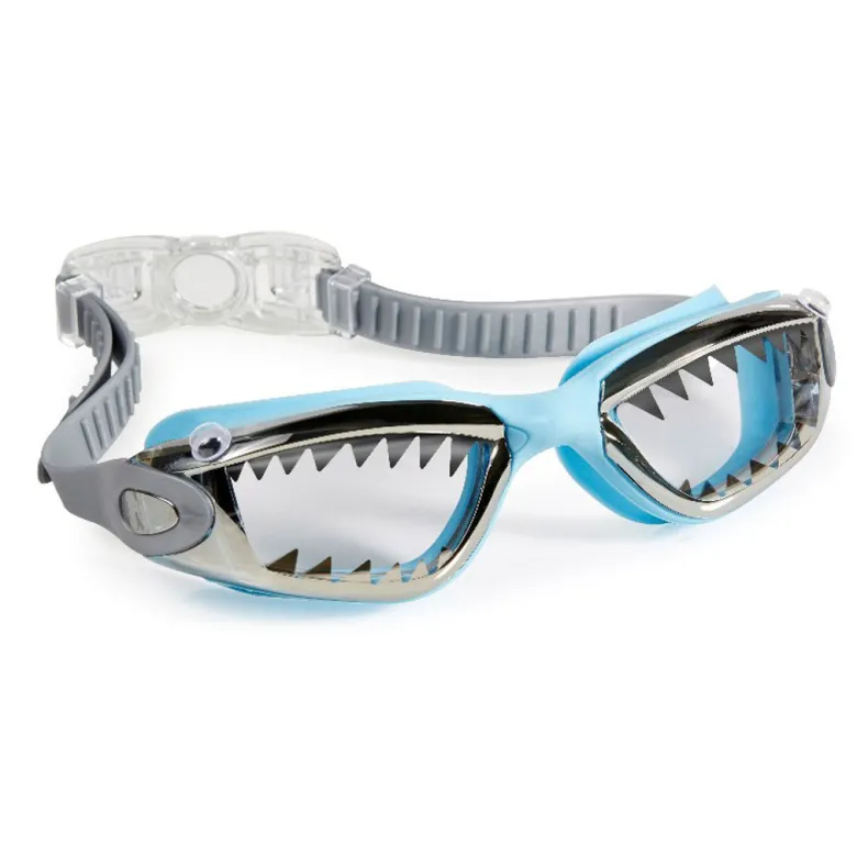 Bling2o Swim Goggles, Shark Blue - Suitable for Ages 5 and Up