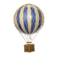 Blue Hot Air Balloon - 18 cm