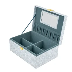 Bon Dep Jewelry Box with Liberty Print, Square - Katie and Millie Light Blue