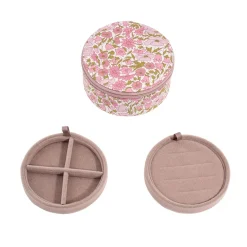 Bon Dep Jewelry Case with Liberty Print, Round – Poppy and Daisy