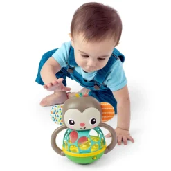 Bright Starts Baby Toy, Grab and Shake - Monkey Oball