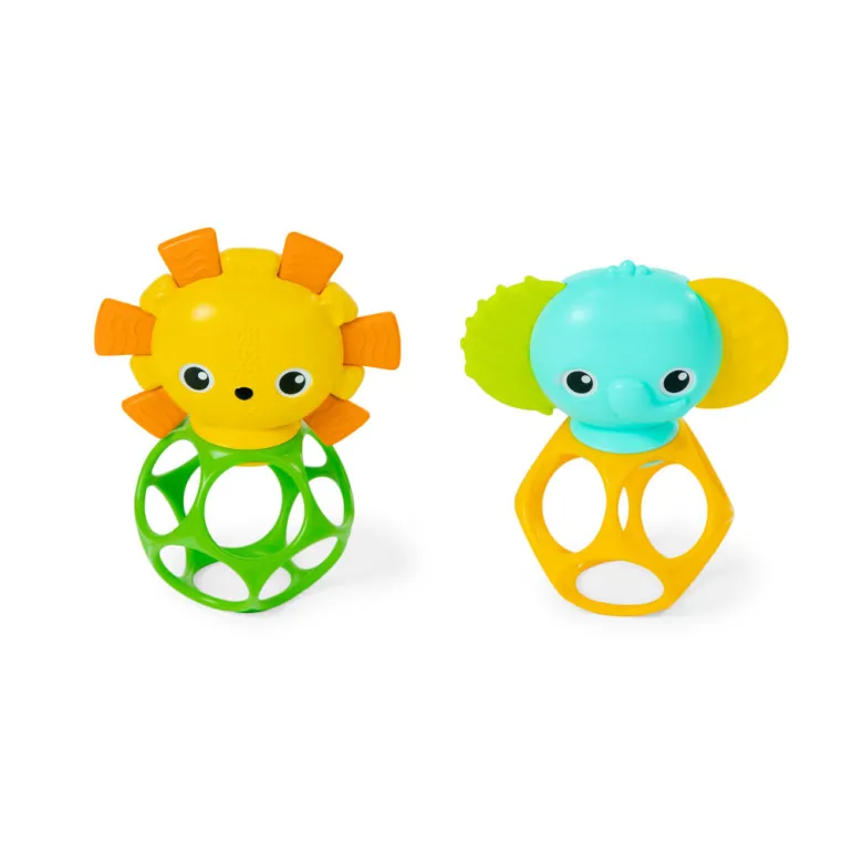 Bright Starts Oball Teething Ring 2-Pack