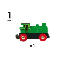 Brio Green Battery Operated Locomotive
