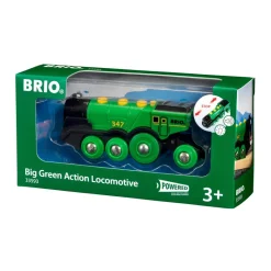 Brio Large Green Locomotive, Battery-Powered