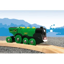 Brio Large Green Locomotive, Battery-Powered