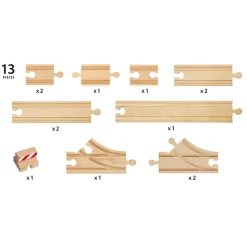 Brio Starter Pack, Tracks - 13 Pieces
