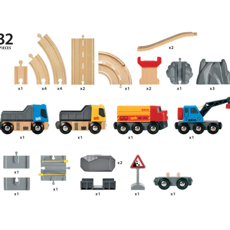 Brio Train and Road Set, Loading Kit