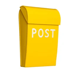 Bruka Design Mailbox, Mini - Yellow