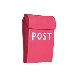 Bruka Design Mailbox, Mini - Raspberry Red