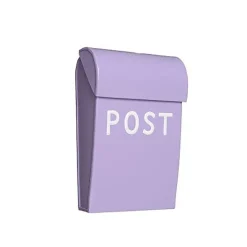 Bruka Design Mailbox, Mini - Purple