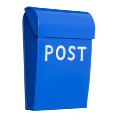 Bruka Design Mailbox, Mini - Cornflower Blue
