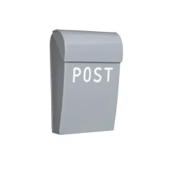 Bruka Design postkasse, Micro – Light Grey